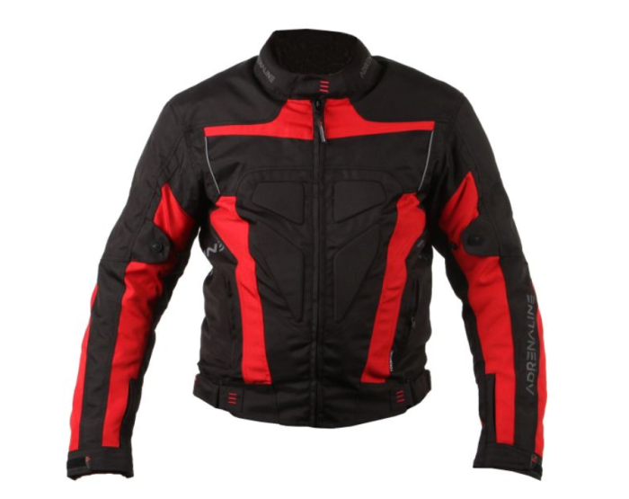 Geaca moto ADRENALINE HERCULES PPE culoare negru/rosu [3]