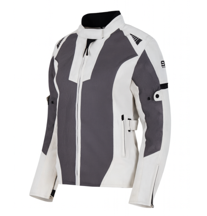 Geaca moto textila de dama SM Racewear Mesh 2.0 Lady - Vara - Ventilata si Impermeabila - Protectii CE - Negru [4]