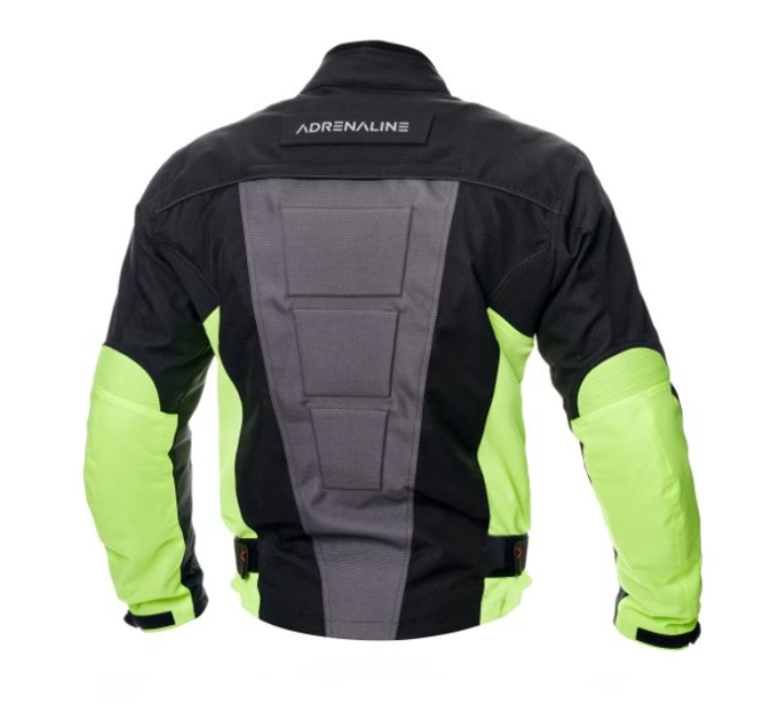 Geaca textil touring Adrenaline Pyramide 2.0 fluorescent/galben/gri/negru [2]