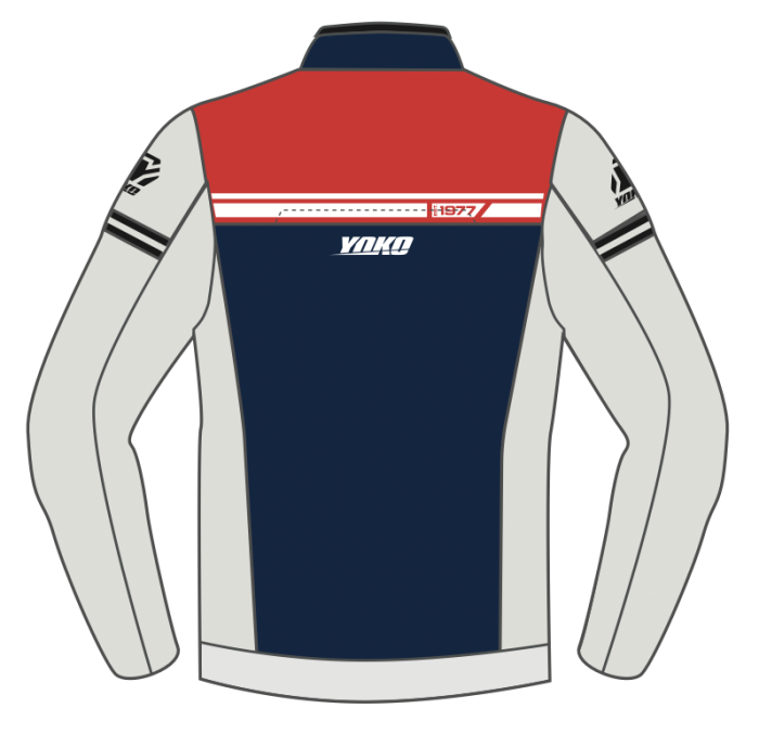 Geaca YOKO GARTSA grey / navy / red XXL [2]