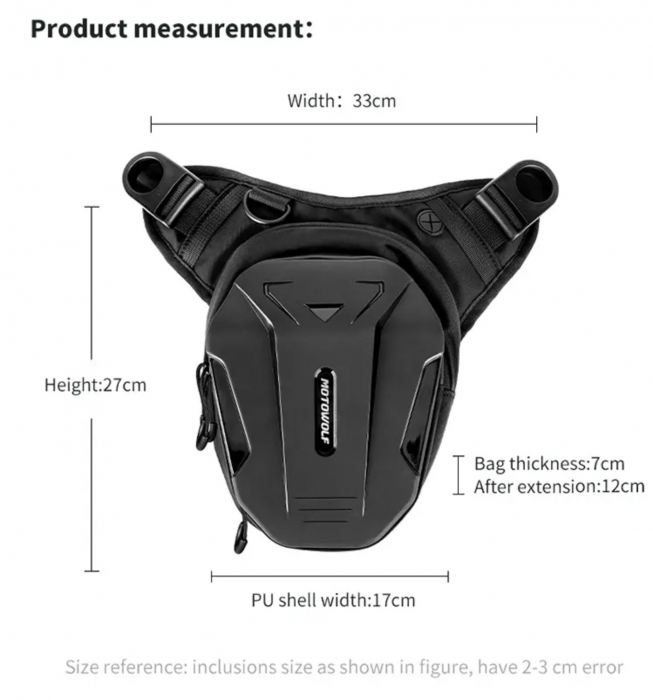 Geanta picior Motowolf moto [8]