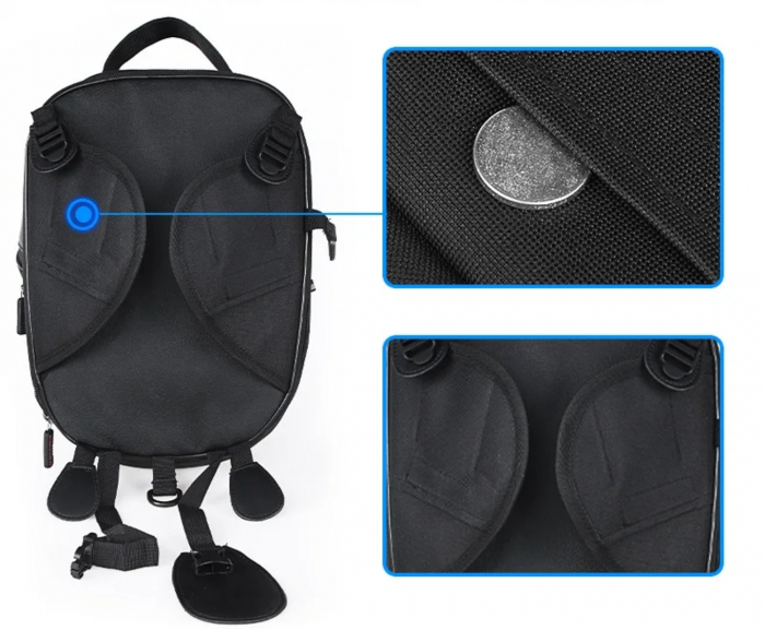 Geanta rezervor Komine 12L moto tankbag magneți  motocicleta [3]