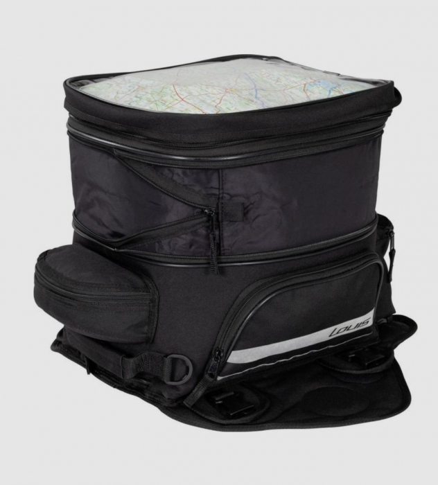 Geanta rezervor Louis cu magneți și curelușe moto tank bag 16-25L [2]