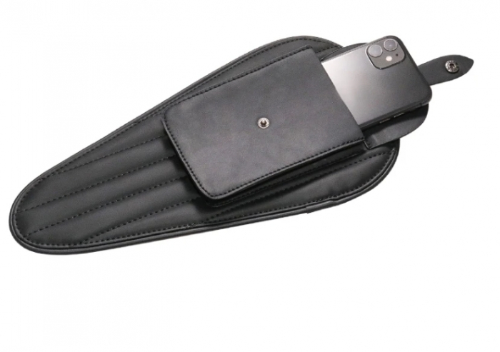 Geanta rezervor moto cruiser chopper bobber piele [3]