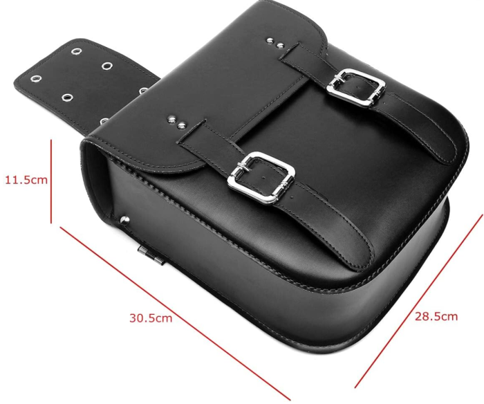 Geanti laterale moto coburi mici geanta motocicleta scuter piele eco [5]