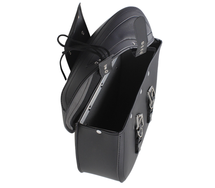 Genti laterale moto coburi cruiser chopper  motocicleta piele eco [4]