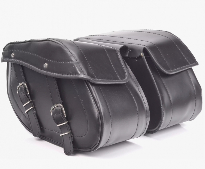 Genti laterale Wild Road Clasic piele moto coburi chopper cruiser [1]
