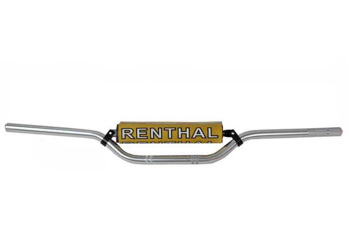 Ghidon moto cross enduro atv cu intaritura 22mm argintiu [2]