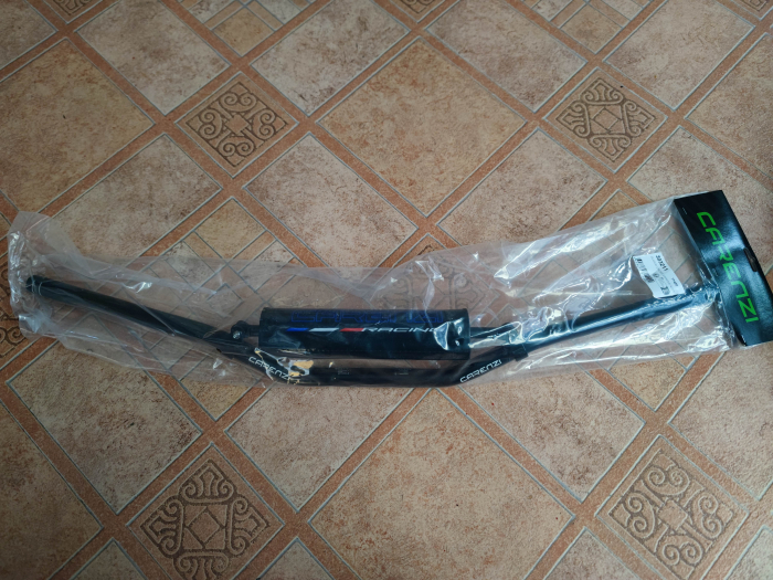 Ghidon moto cross enduro Carenzi 22mm cu intaritura și burete protectie [2]