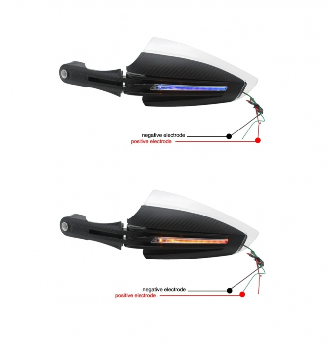 Handguard cu led protecții mâini [2]
