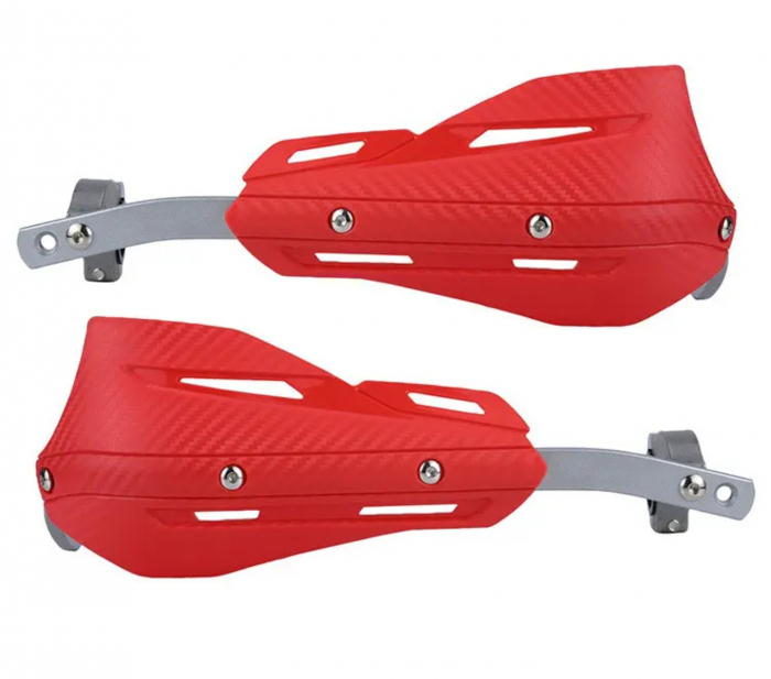 Handguard protecții maini moto cross enduro atv aluminiu carbon [7]