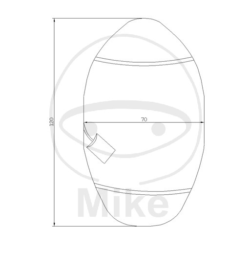 Husa de sa impermeabila JMS scuter 70X120cm [2]