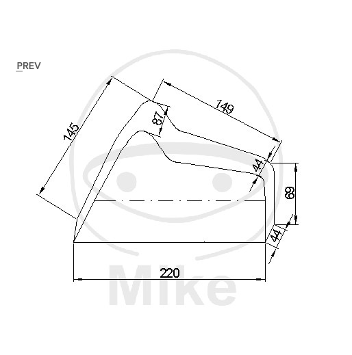 Husa moto JMP albastru/argintiu [2]