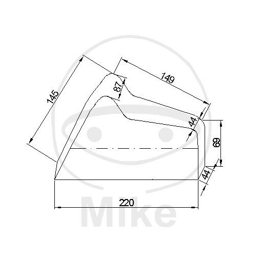 Husa moto JMP calitate superioara Negru [2]