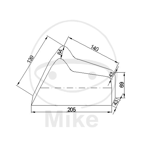 Husa moto JMP scuter albastru/argintiu [2]