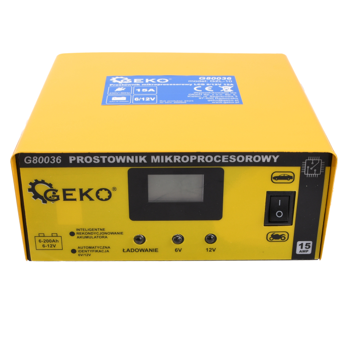 ÎNCĂRCĂTOR DE BATERIE / REDRESOR MICROPROCESOR LCD 6/12V 15A [2]