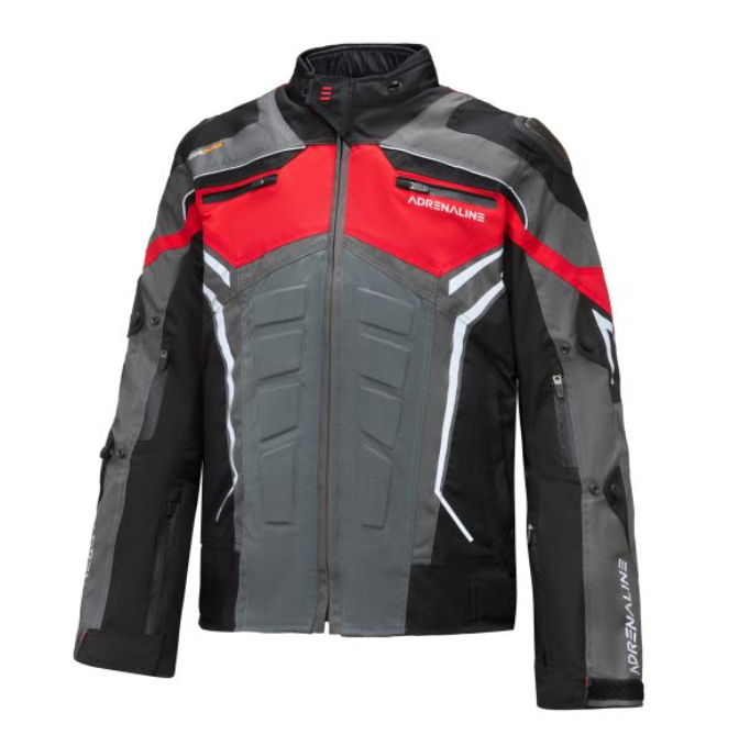 Jacheta Adrenaline touring SCORPIO CE NEGRU – Negru/Rosu/Gri [2]