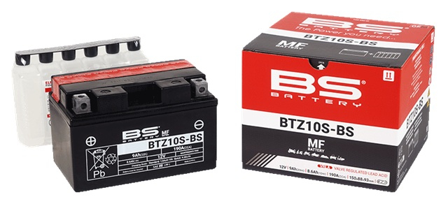 Maintenance free battery - max. 20° tilt BS-BATTERY BTZ10S-BS (YTZ10S-BS) [3]