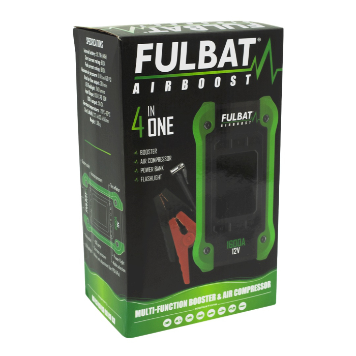 Multi-function booster and Air compressor FULBAT AIRBOOST 12V 1600A [2]