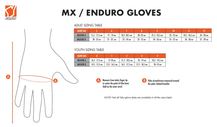 MX gloves YOKO KISA black / white XS (6) [2]