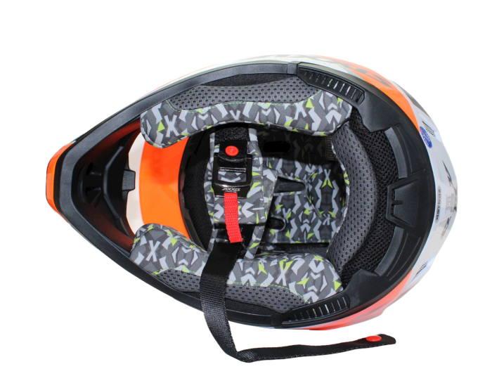 MX helmet AXXIS WOLF ABS star track a4 gloss fluor orange M [9]