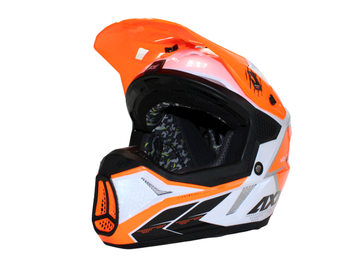 MX helmet AXXIS WOLF ABS star track a4 gloss fluor orange M [8]