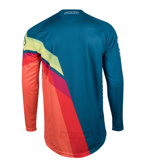 MX jersey YOKO VIILEE blue/ orange / yellow XL [2]