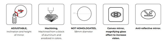 Oglinda retrovizoare PUIG TRACKER 9506N Negru right / left [4]