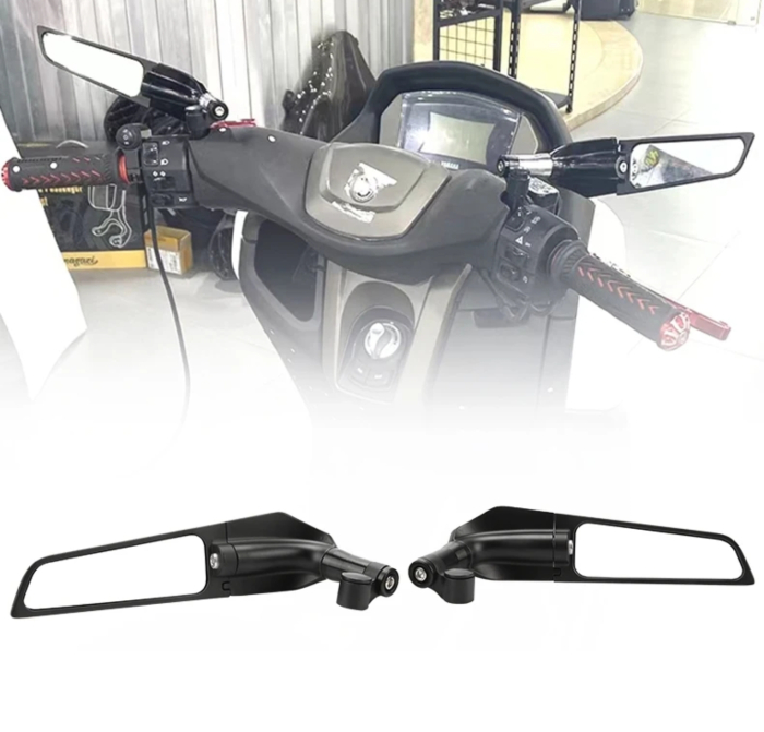 Oglinzi moto aerodinamice prindere pe ghidon Speed Naked [2]