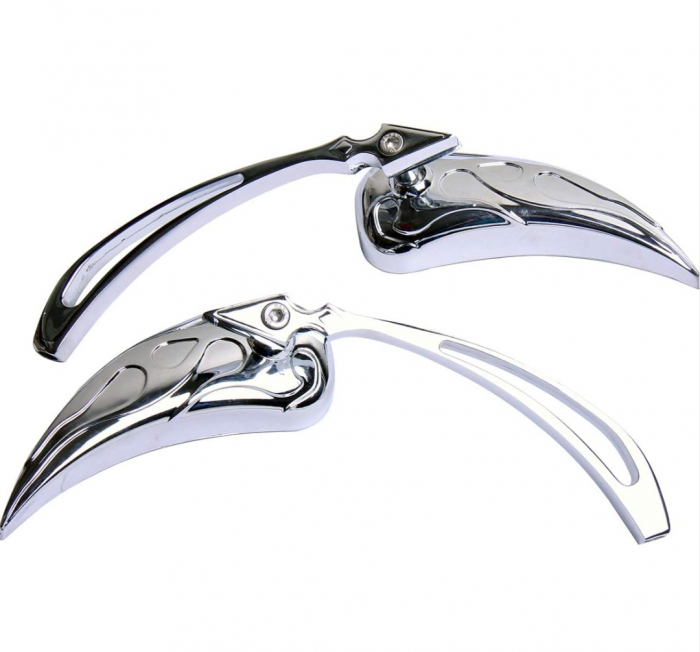 Oglinzi moto aluminiu custom bobber chopper [4]