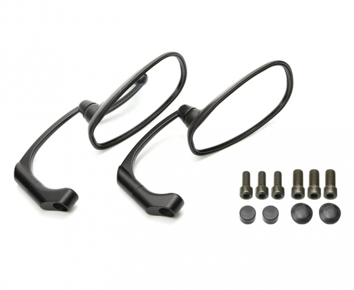 Oglinzi moto universale crom negre motocicleta [5]
