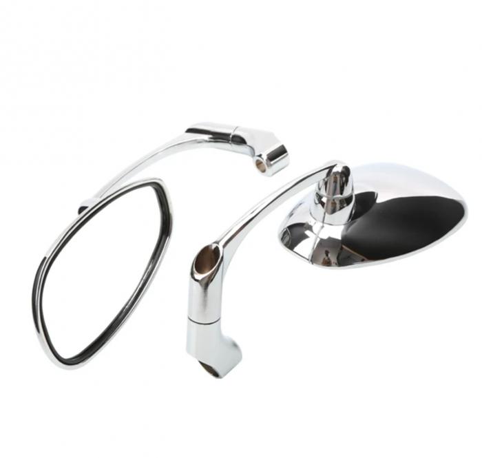 Oglinzi moto universale crom negre motocicleta [2]