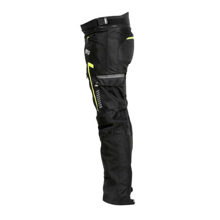 Pantaloni Moto GMS EVEREST black-anthracit-yellow 2XL [3]