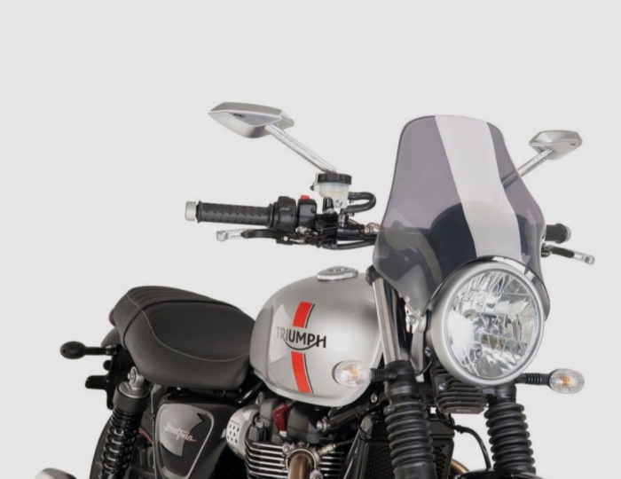 Parbriz moto Puig far rotund deflector vant [5]