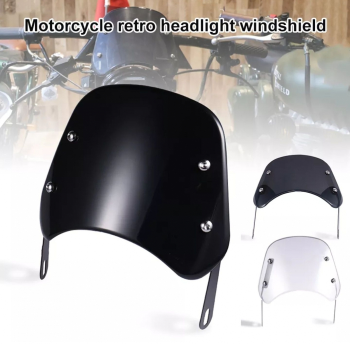 Parbriz moto retro universal deflector [5]
