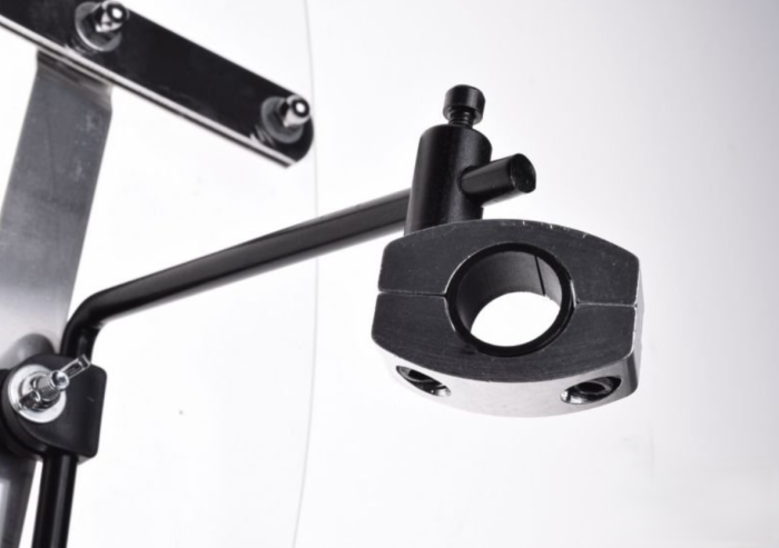 Parbriz moto universal cu suporti scuter pentru far rotund [4]