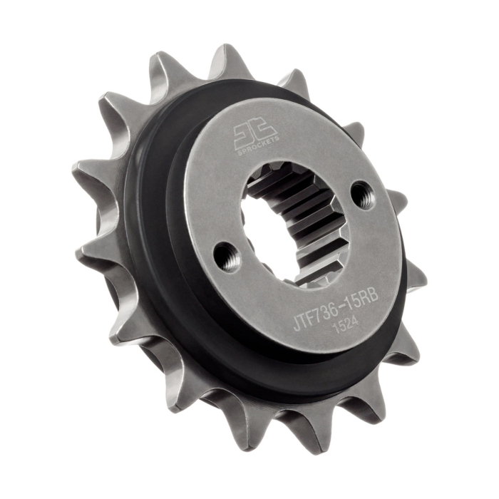 Pinion fata JT 15T, 520 rubber cushioned [3]