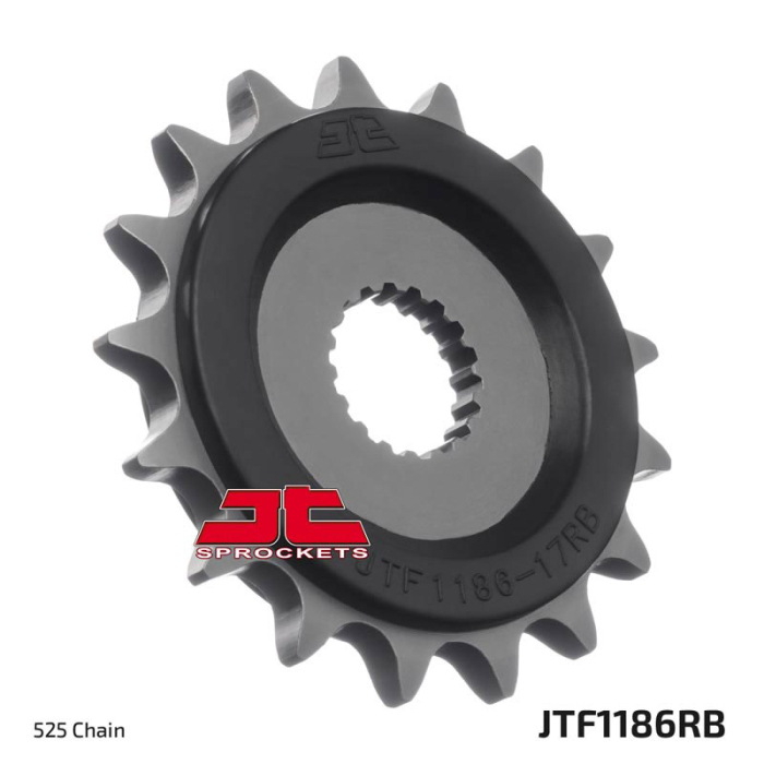 Pinion fata JT 17T, 525 rubber cushioned [3]