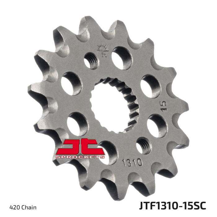 Pinion fata JT JTF 1310-15SC 15T, 420 Self Cleaning Lightweight [3]