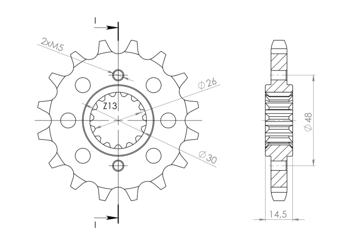 Pinion fata SUPERSPROX 15T, 530 [2]