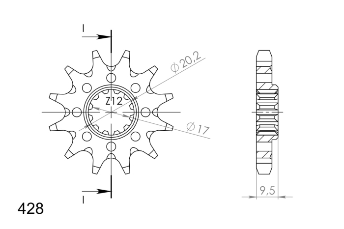 Pinion fata SUPERSPROX [2]