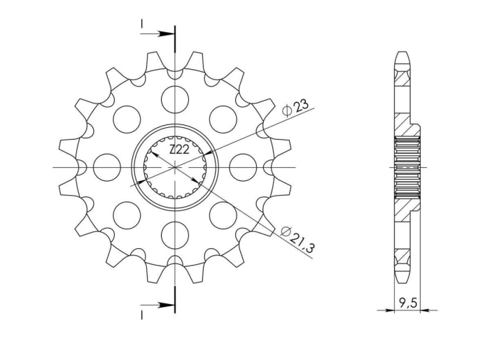 Pinion fata SUPERSPROX STEALTH 15T, 520 [2]