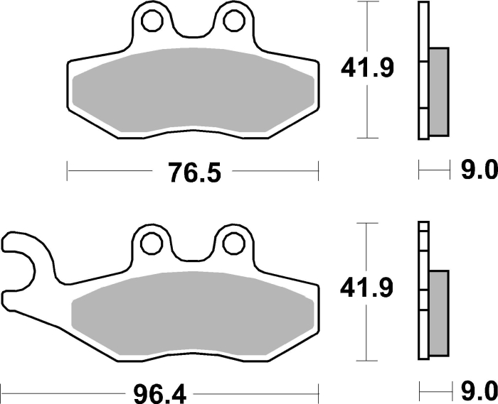 Placute de frana BREMBO [3]