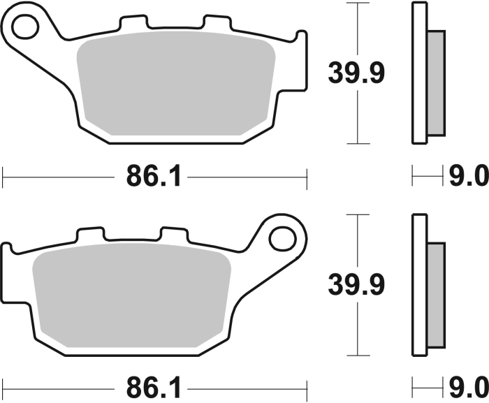 Placute de frana BREMBO [3]
