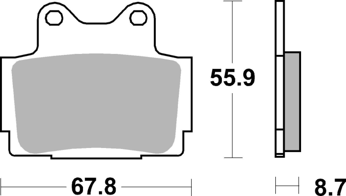 Placute de frana BREMBO [3]