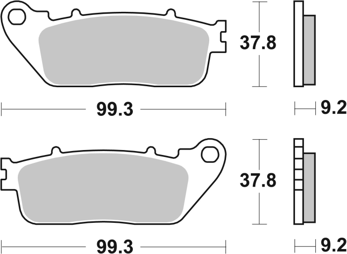 Placute de frana BREMBO [3]