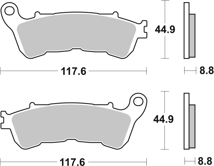 Placute de frana BREMBO [3]