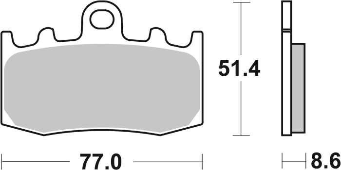 Placute de frana BREMBO [3]