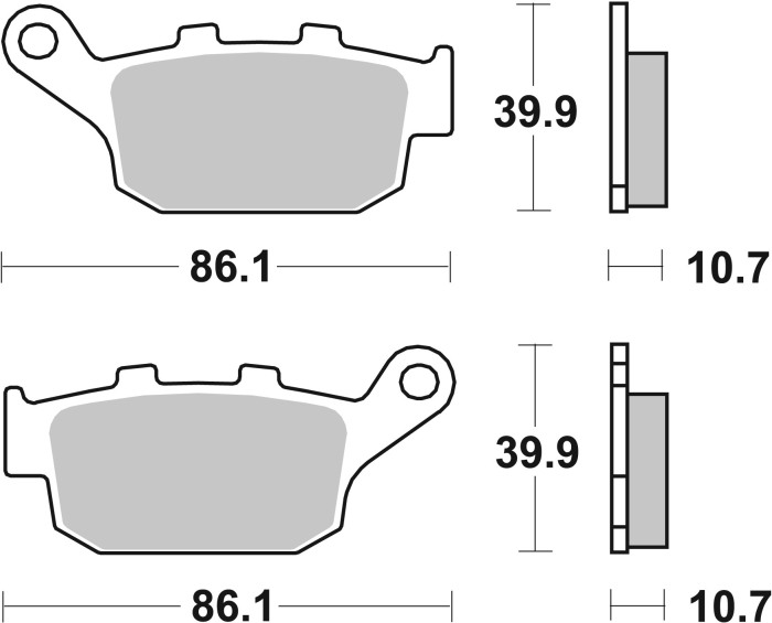Placute de frana BREMBO [3]