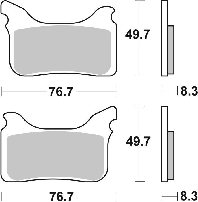 Placute de frana BREMBO [3]